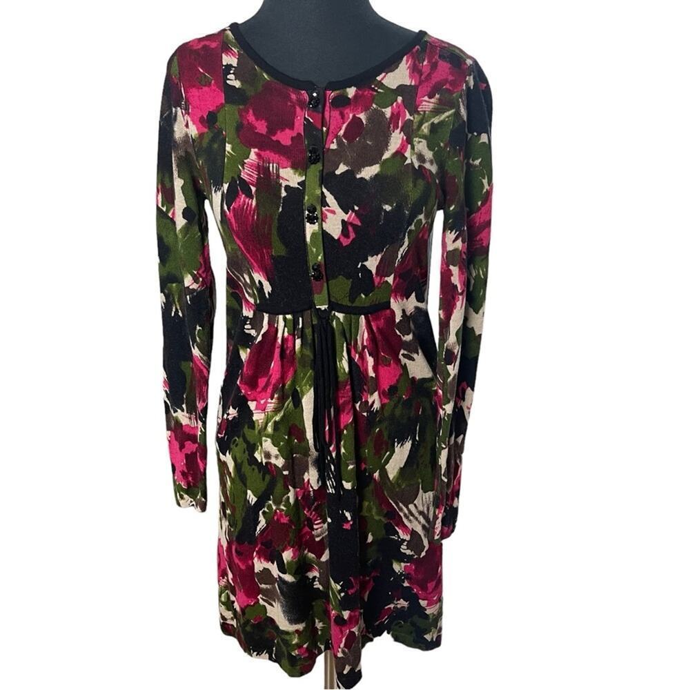 EP Yaying Soft Wool Floral Dress, Career, Strong Femininity, Boss Lady XS - Picture 6 of 11